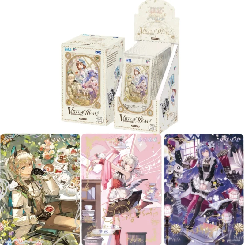 

Genuine VirtuaReal Virtual Idol Collection Card Wonderland Pack First Issue Collection Card Cartoon Peripheral Toy Gifts