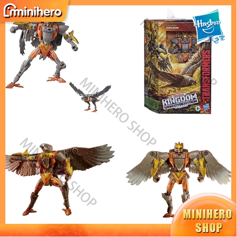 

В наличии Оригинальная фигурка Hasbro Transformers War for Cybertron Kingdom F0673 Airazor Deluxe Class Super Action Figure Articulated
