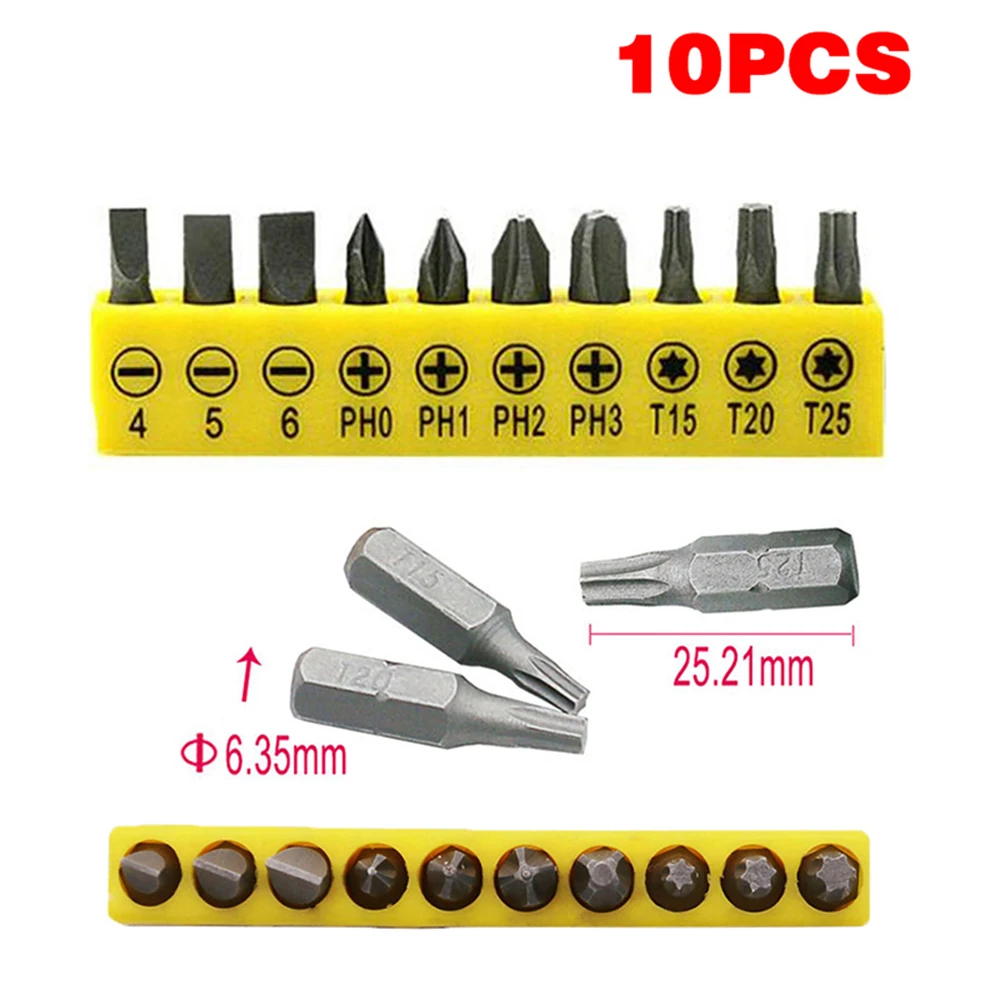 L-Shaped Double Head Screwdriver Utility Mini Socket Wrench 1/4\