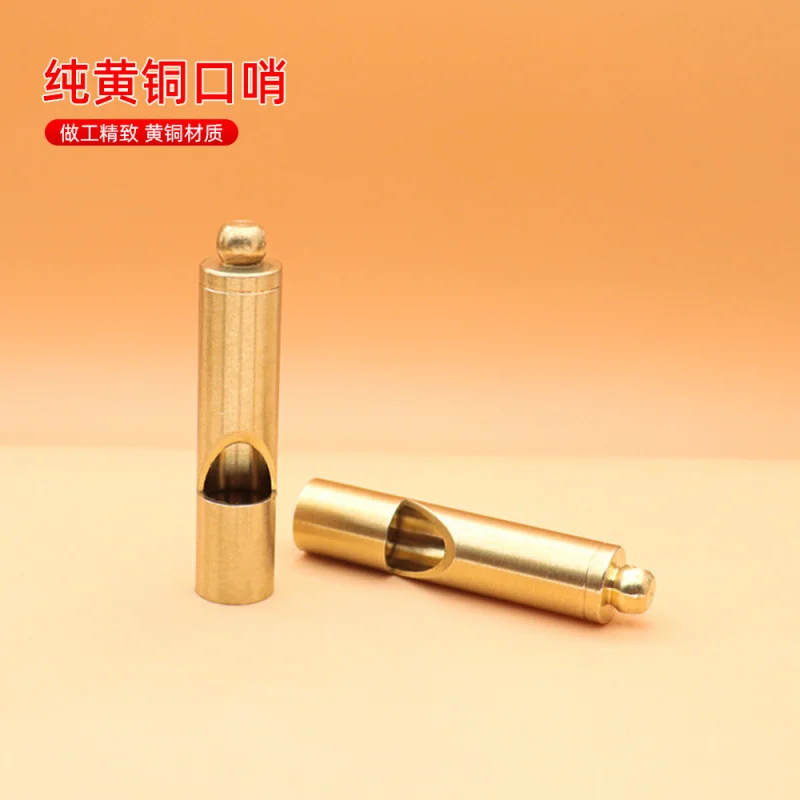 Coelho das crianças apito tenda carro chaveiro pingente saco ao ar livre pequeno ornamento apito de bronze mini