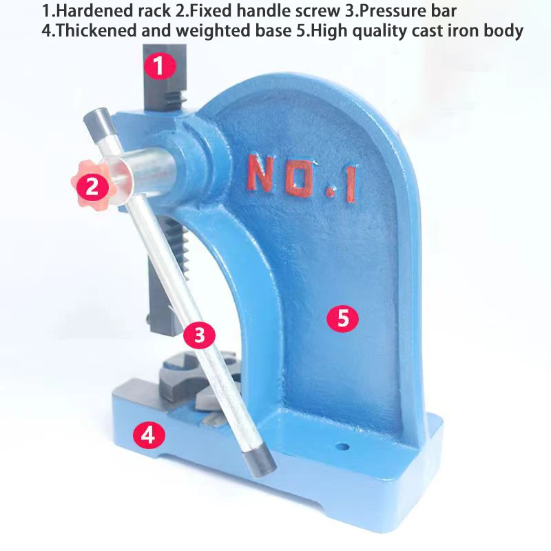 Presse presse manuali piastra manuale multifunzione manuale a cricchetto 1T