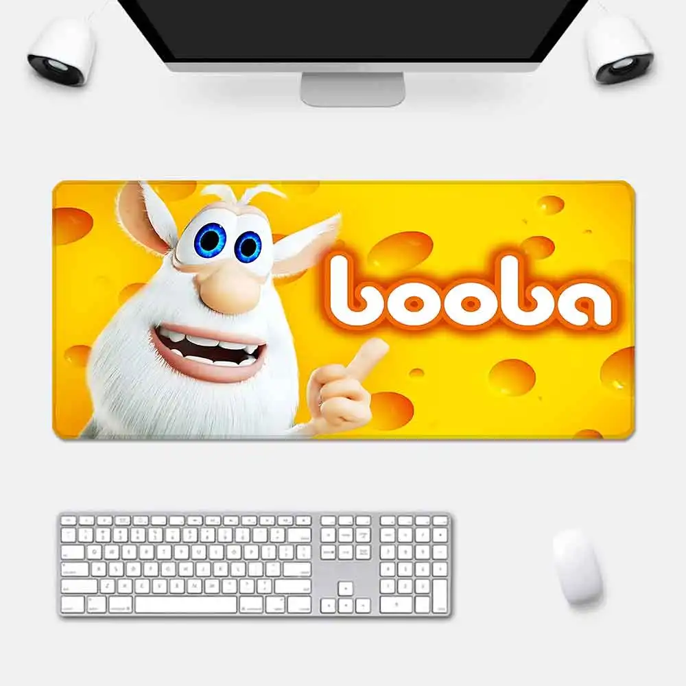 Cartoon B-Booba Funny Cute Mousepad HD Printing Computer Gamers Locking Edge Non-slip Mouse Pad XXL90x40cm Keyboard PC Desk Pad