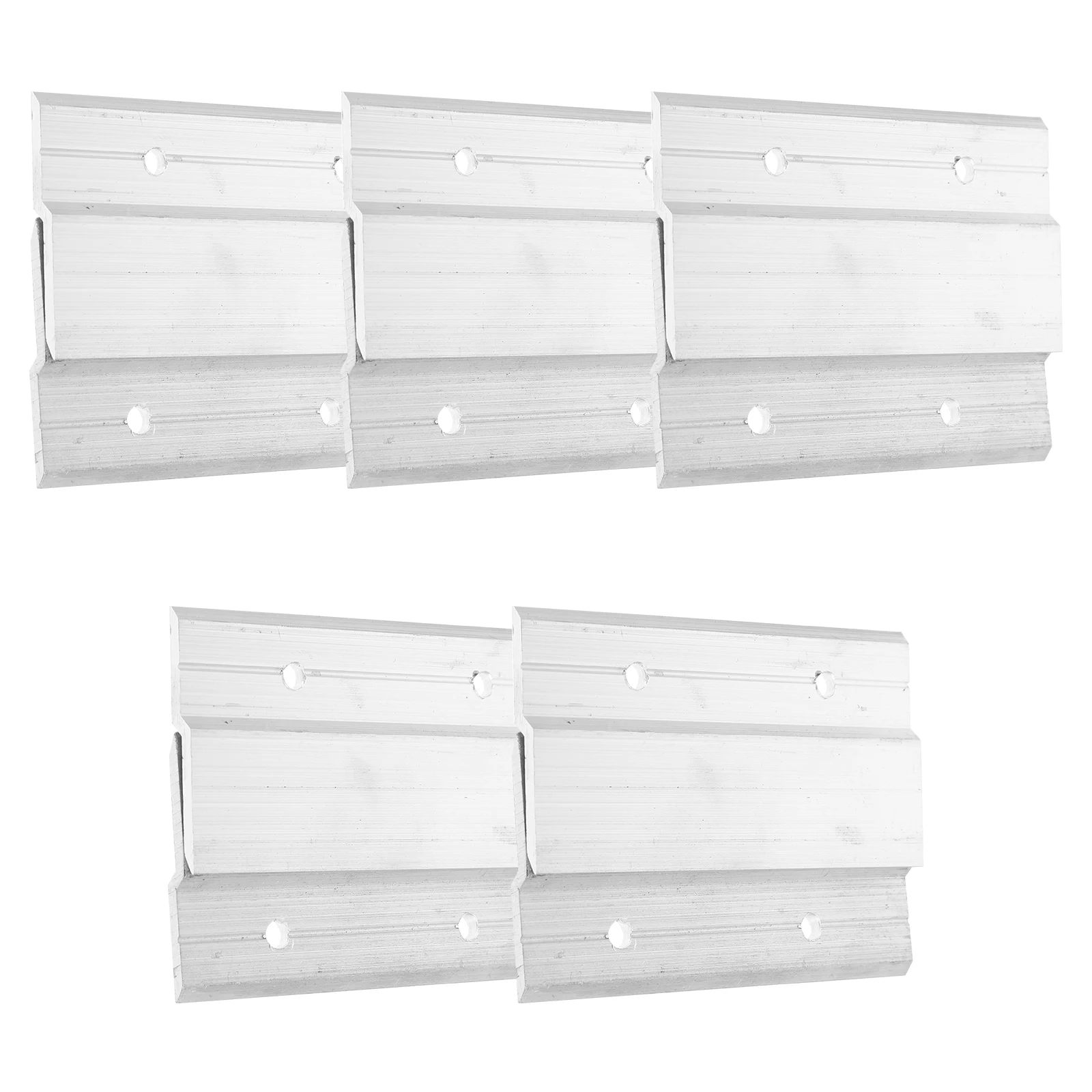 5 Pairs 10cm Heavy Duty French Cleat Mirror Hanging Kit Aluminum Picture Hangers Wall Mount Brackets Hardware System