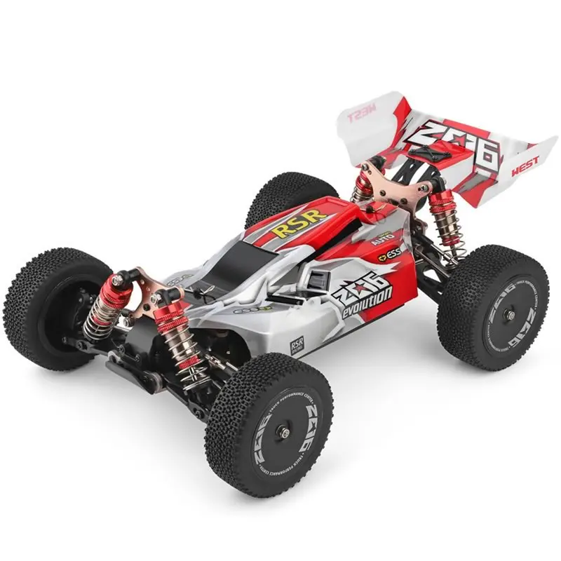 WL 144001 WLtoys 1/14 zdalnie sterowany samochód wyścigowy E2 2.4G zdalnie sterowane, szybkie, Drift uliczny amortyzujące zabawki dla dorosłych,