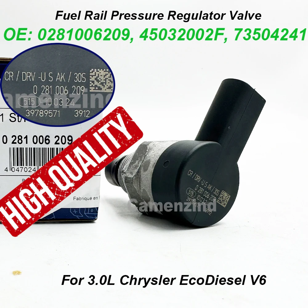 

High Quality 0281006209 45032002F 73504241 5231350069 Common Rail Pressure Valve For 2014-2019 DODGE RAM ECODIESEL 3.0L