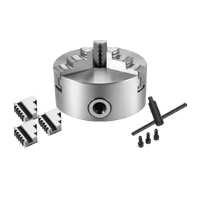 

1 Set K11 3 Jaws Manual Self-Centering Reversible Lathe Chuck For Grinding Milling Drilling Machine