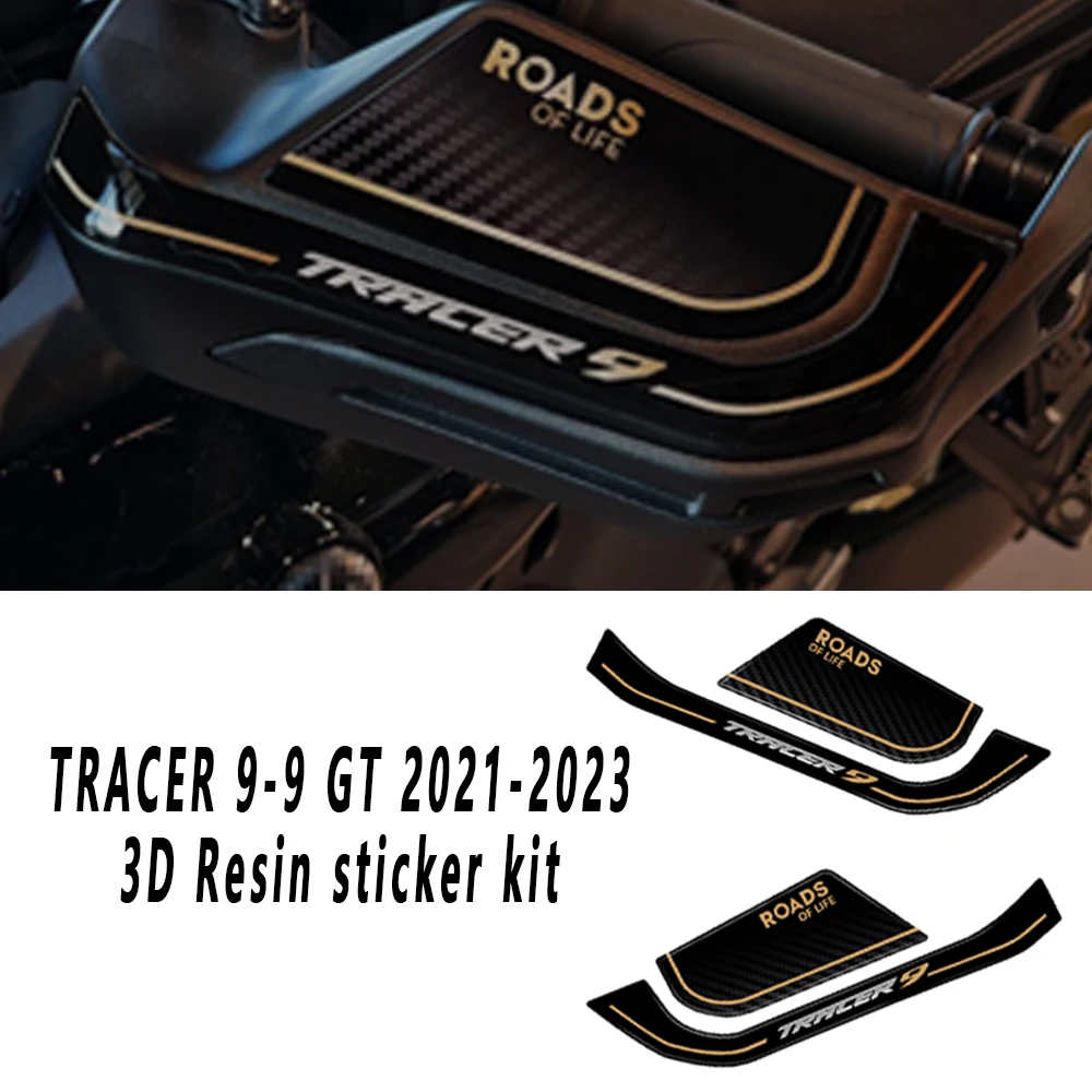 Tracer 9 Accessories MotorcycleTank Pad 3D Gel Epoxy Resin Stickers Kit For Yamaha Tracer 9 Tracer 9GT 2021 2022 2023