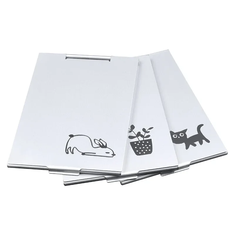 Espelho dobrável de alumínio bolso mini portátil espelhos de maquiagem viagem mão pequeno espelho vaidade dobrável compacto cosméticos ferramentas