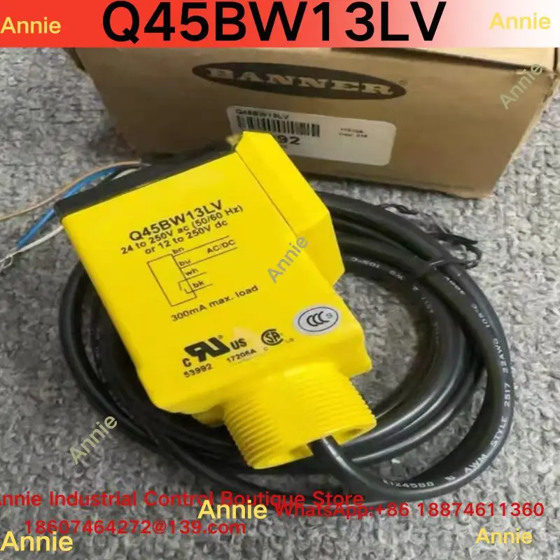 Brand New Q45BW13LV Photoelectric Sensor High-Quality Sensor for Industrial Use Model 53992
