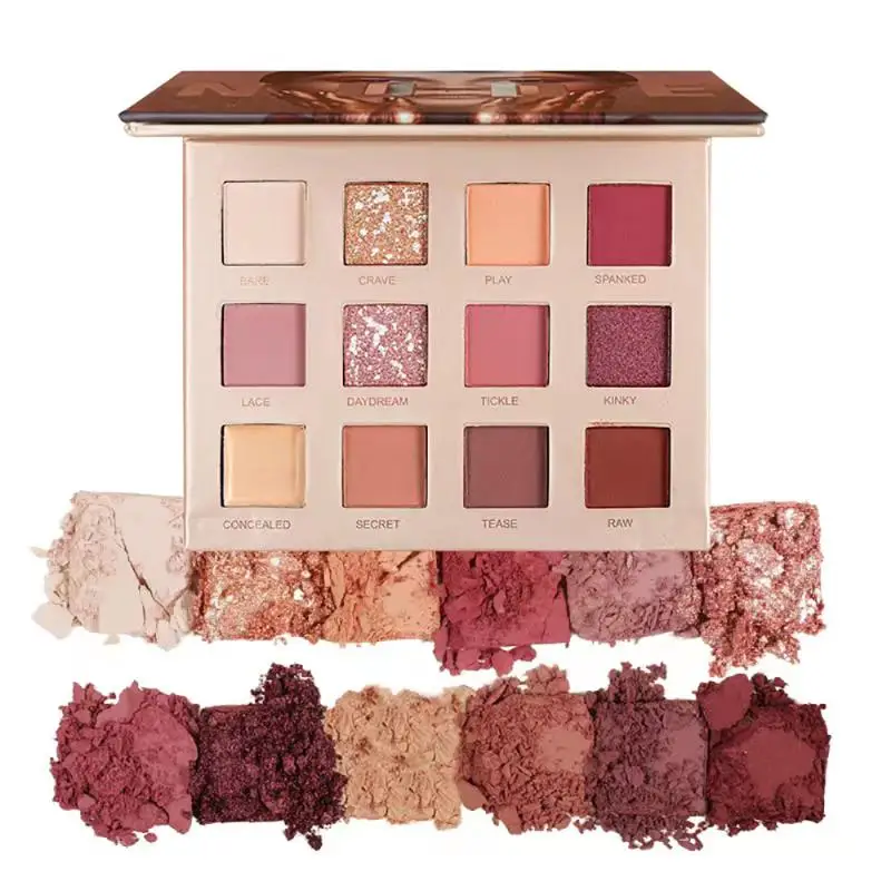 Paleta Cieni do Powiek BSIMONE 12 Kolorów, Perłowy Wykończenie, Ziemiste Odcienie, Długotrwałe, Naturalne, Łatwe do Blendowania, Prezent dla Kobiet