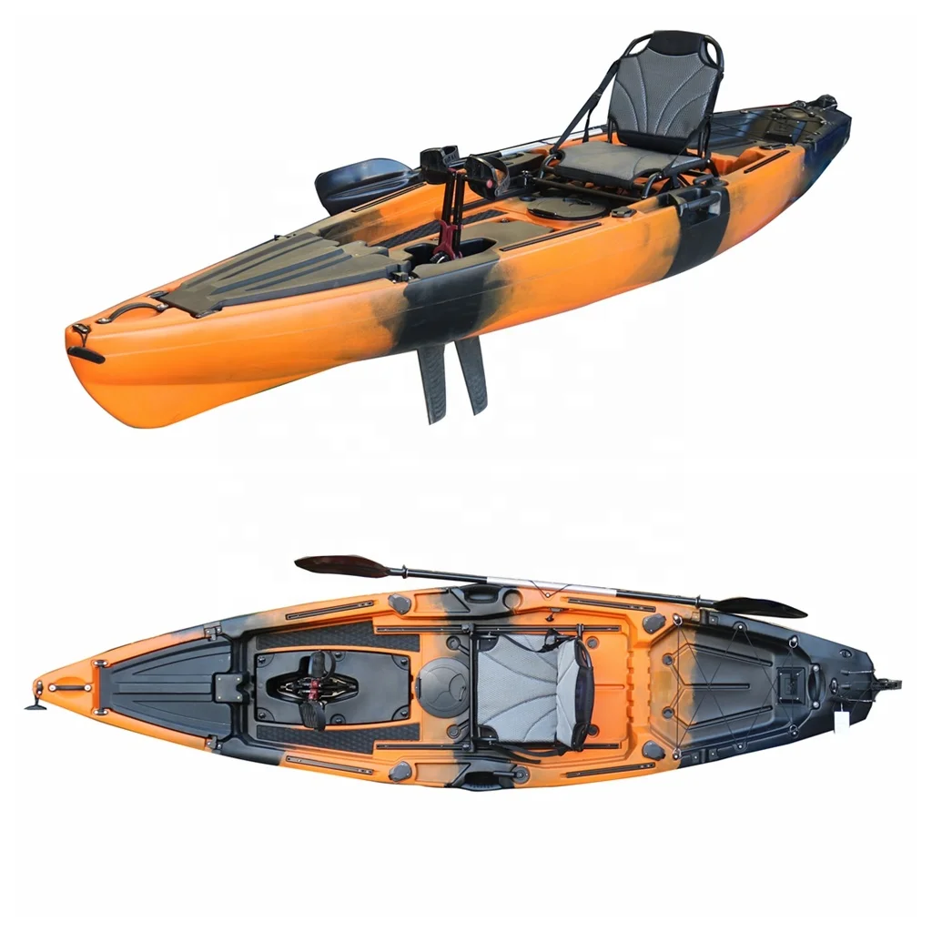 

Vicking Professional Pedal Drive Kayak HDPE and LLDPE Hull Material for Single Fishing PE CE Stand up Fishing Kayak 12 Ft Chair