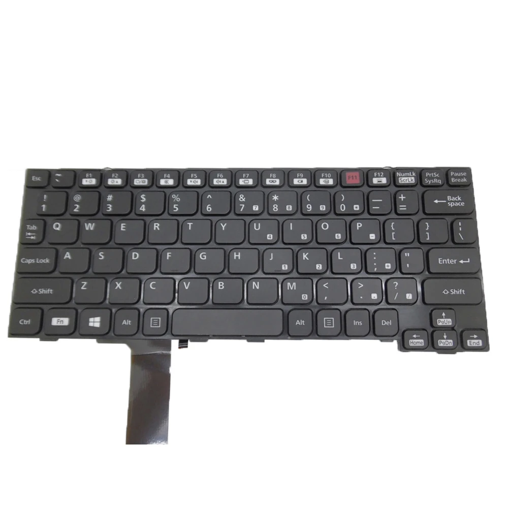 Teclado para ordenador portátil estadounidense para Panasonic para Toughbook CF-20 CF-20E0385VJ CF-20E5097VJ CF-20E5193VJ HMB8359CPB01 01A inglés retroiluminado nuevo