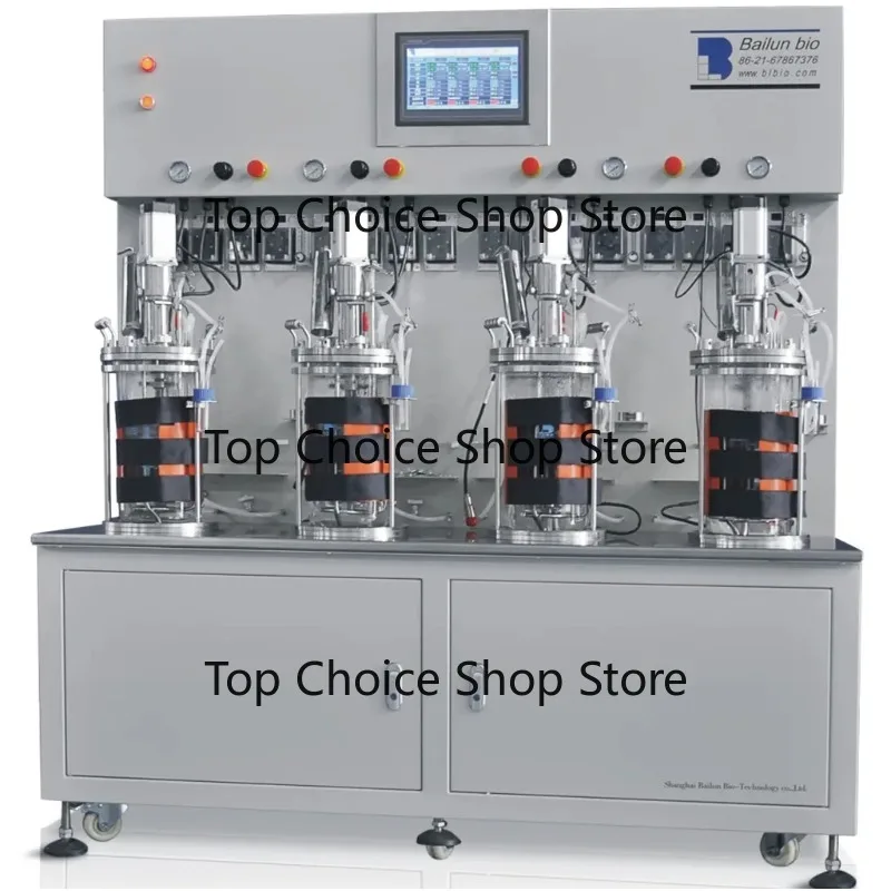 Fermentation experimental dev-ice Laboratory mechanical stirring 5L glass bioreactor pressure vessel motor automatic control