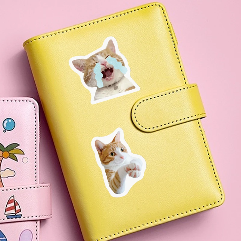 Autocollants de chat mignons de dessin animé, 500 pièces/rouleau, autocollants pour casque et carnet, encourage les enfants à créer des outils créatifs