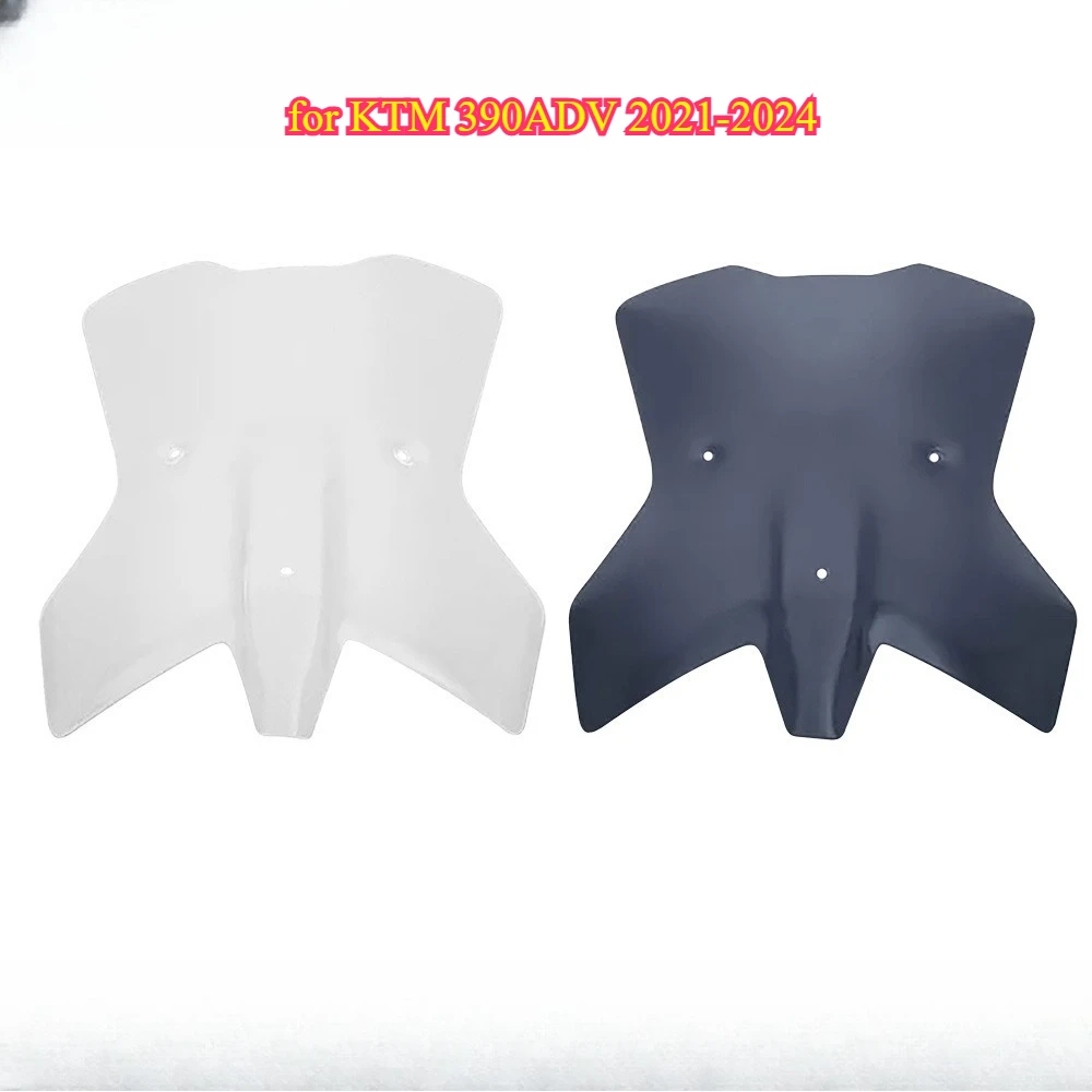 

motorcycle Windshield Windscreen Baffle Air Wind Deflector Front Flyscreen for KTM 390ADV 2021 2022 2023 2024