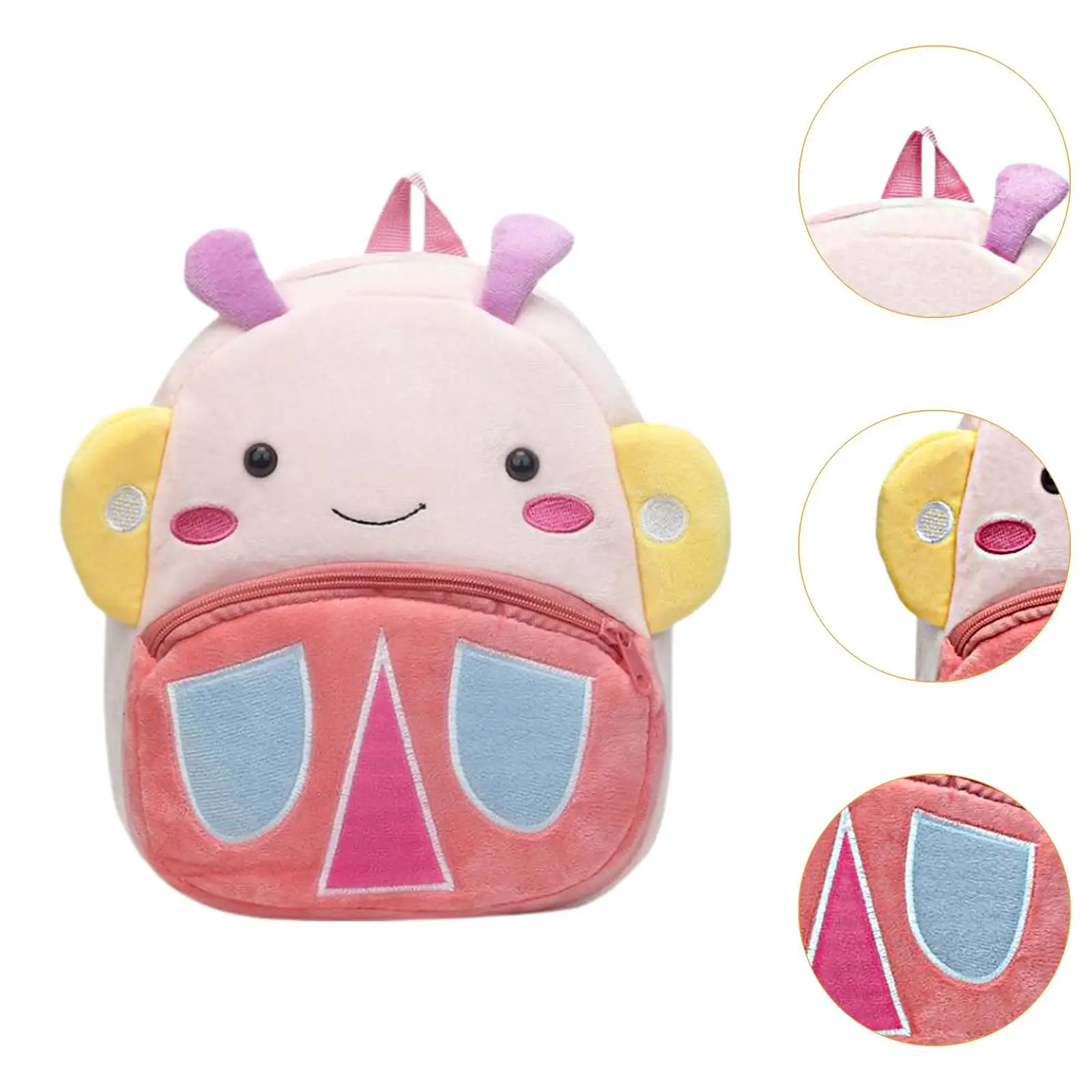 Mochila para niños pequeños de felpa suave de dibujos animados para niños y niñas Mochila pequeña de felpa