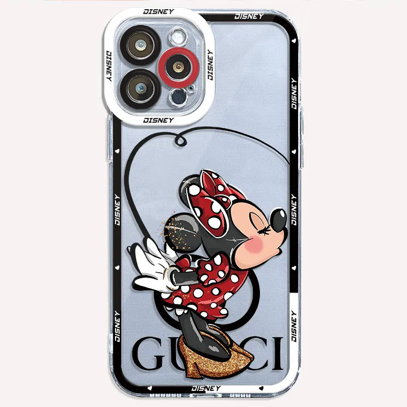 Disney Mickey Minnie Love Cover Case for Samsung Galaxy S22 Plus S20 FE Note 20 Ultra 10 S10 S24 Ultra S21 S23 FE