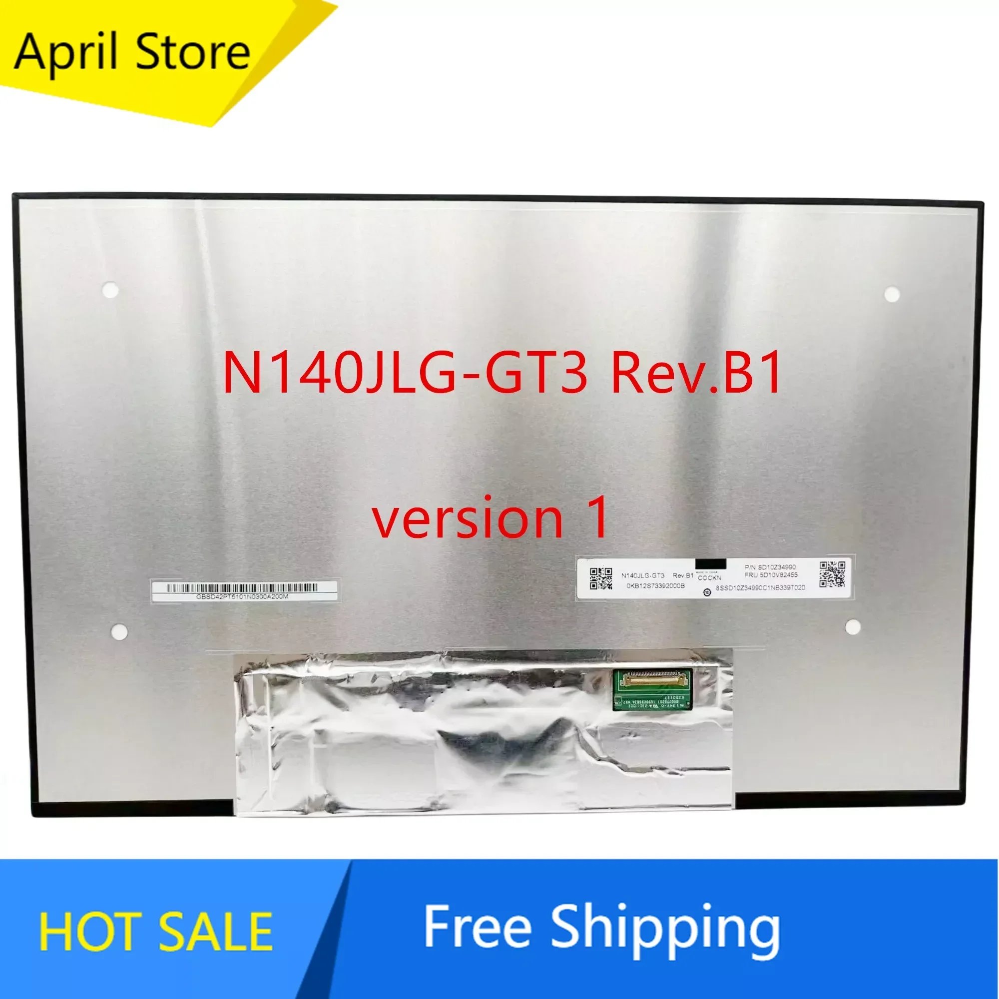 N140JLG-GT3 Rev.B1 N140JLG-GT3 Rev.C1 14.0 inch 1920×1200 EDP 30 Pins Laptop LCD Screen