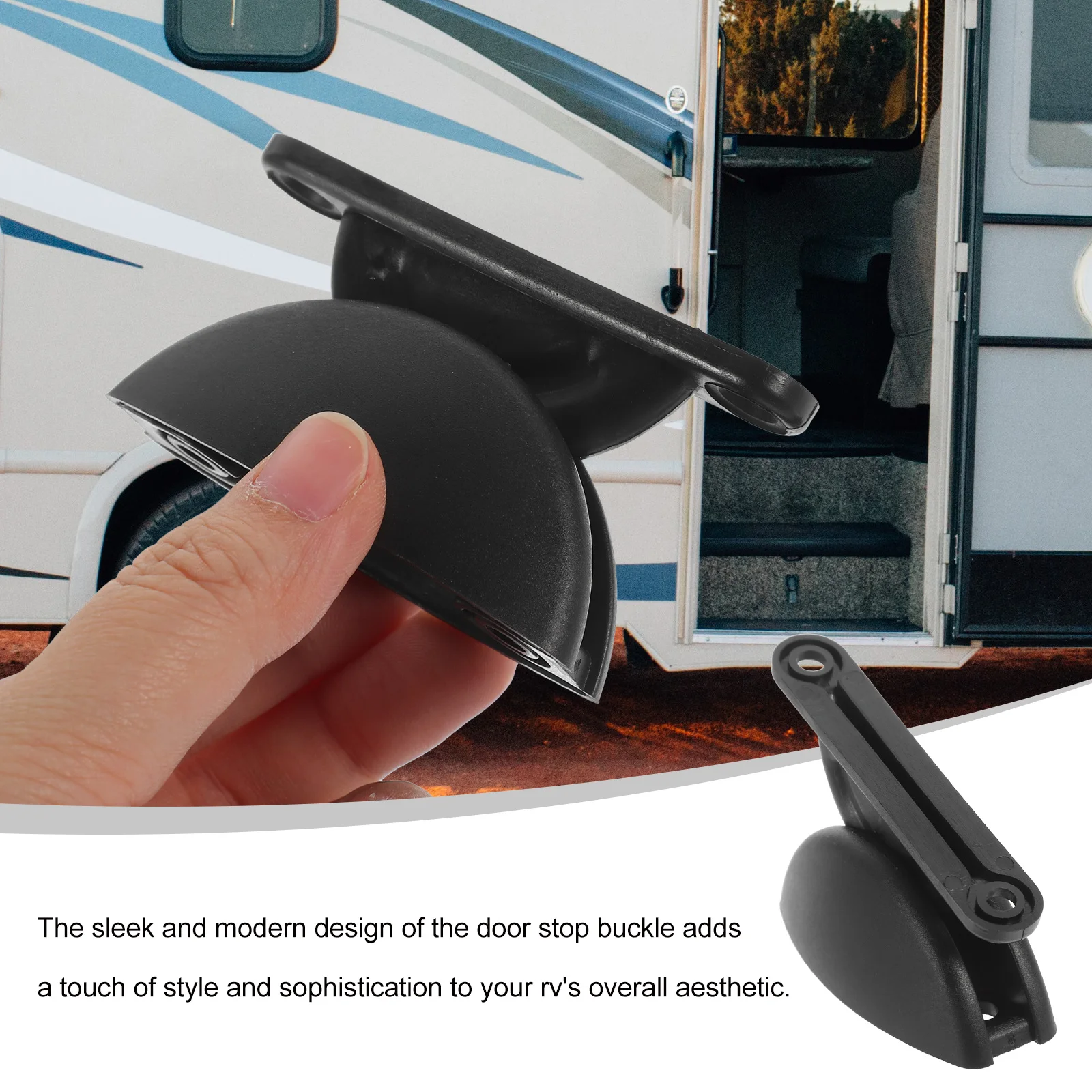 

Rv Door Keeper Multi-Use Door Stop Retaining Catch Holder Universal Camper Trailer Storage Parts Catch Holder Set