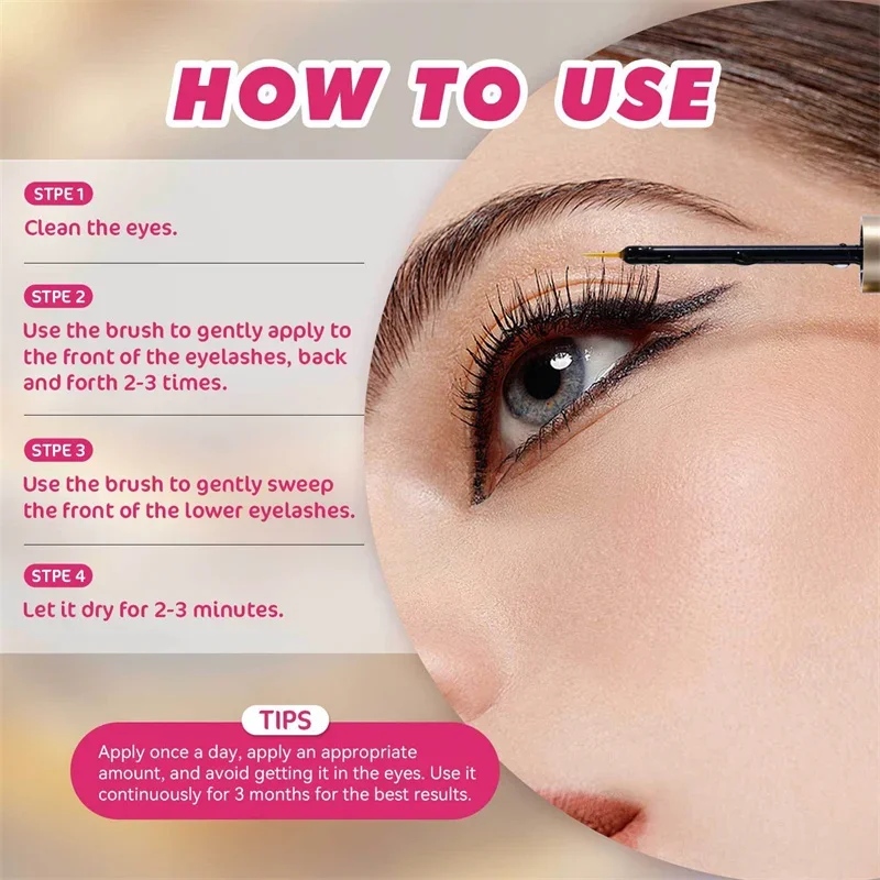 Sérum améliorant la croissance des cils, amélioration des sourcils, Extension des cils, follicules des cheveux plus longs, liquide plus épais