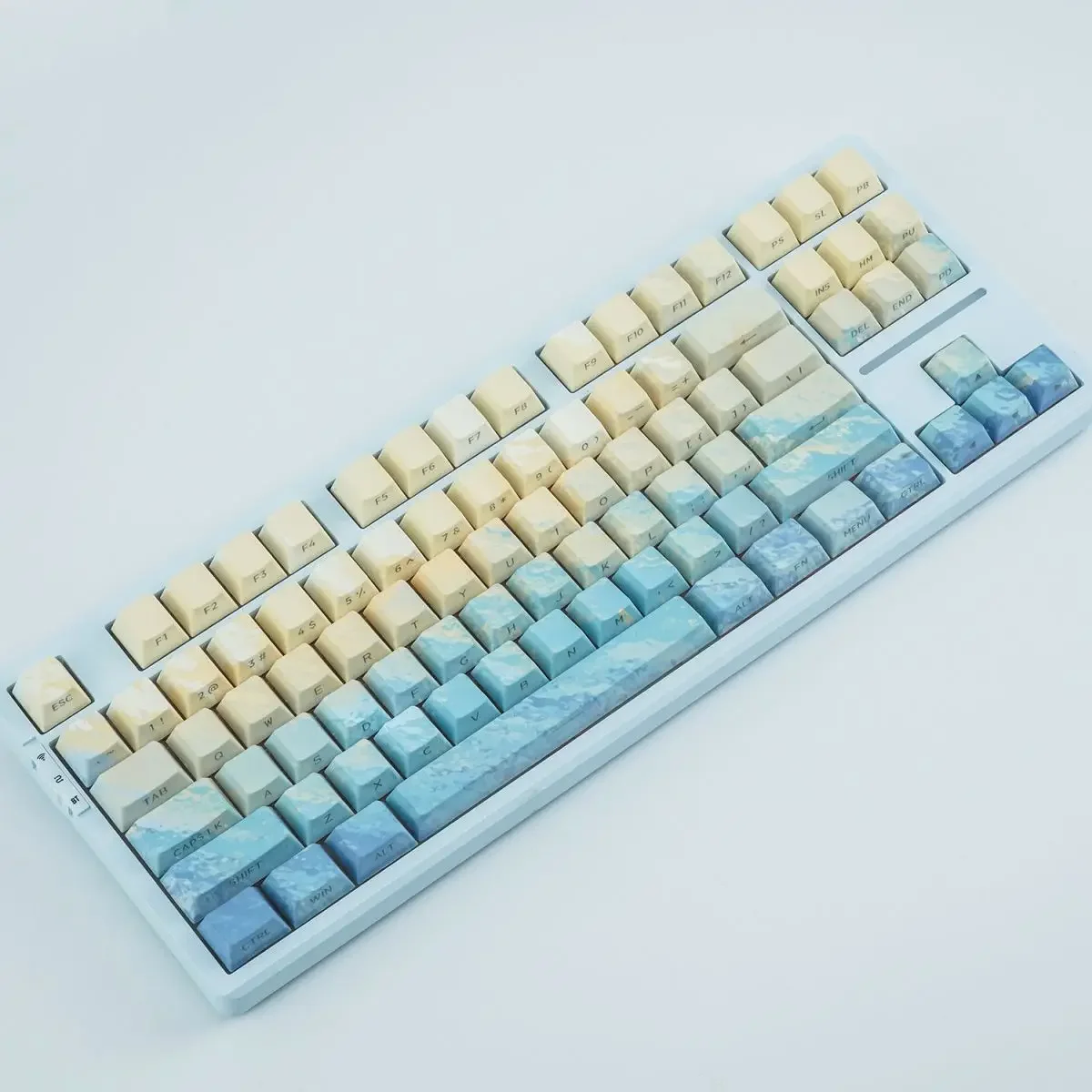 

Biwen Shuixing side engraved PBT keycap hot sublimation set mechanical keyboard