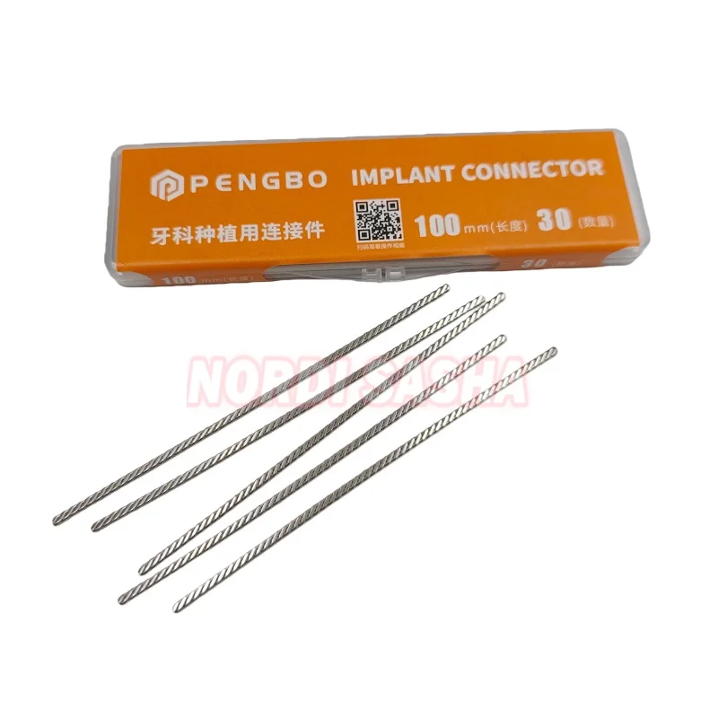 

5 шт./лот, разъем для зубных имплантатов, проволока из нержавеющей стали, Overdenture MU, усилитель проводов 60/80/100 мм, соединительные стержни для имплантатов