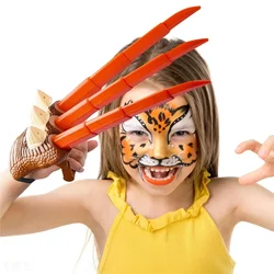 Extra lange intrekbare dinosaurusklauw Prop Cosplay voor kinderfoto's Stage Performance Party
