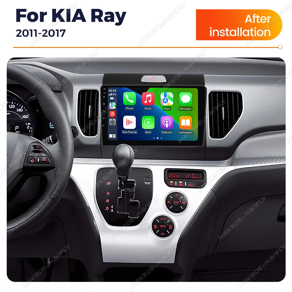 NEW 2025 For KIA Ray 2011- 2017 Car Multimedia Player Android Auto Car Radio BT GPS Navigation Stereo Head unit Wireless Carplay