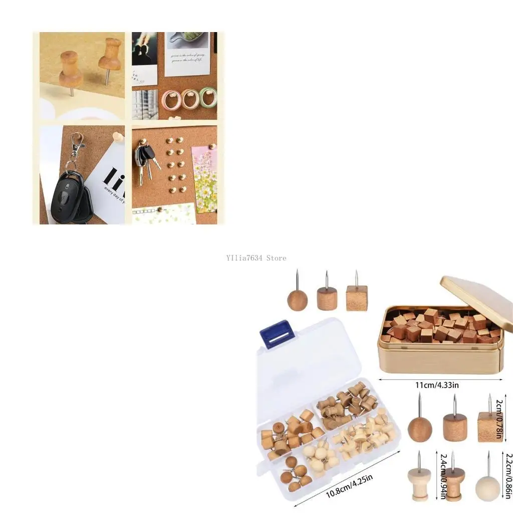 

Push Pins Decorative Thumb Tacks Map Tacks Home Office Supplies for Wall Hanging Bulletin Boards Map Photos