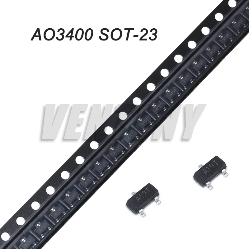 50pcs/lot AO3400 AO3401 AO3402 SMD transistor SOT-23 Surface Mount
