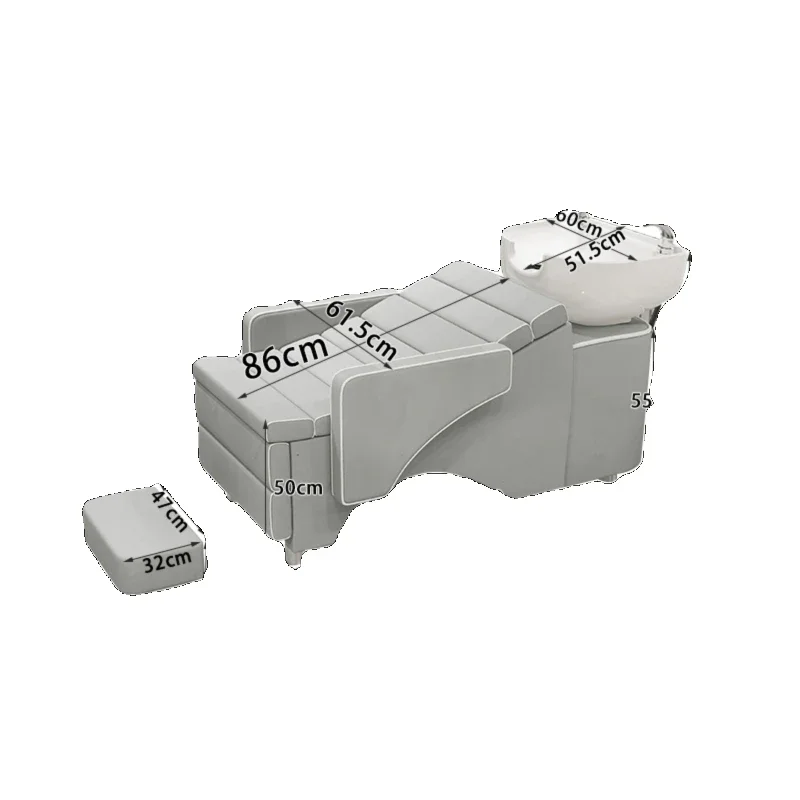 Shampoo Chair Hair Washing Bed Luxury Hairdressing Salon Washbasin Makeup Professional Machine Head Spa Shampoo Basin Cadeira