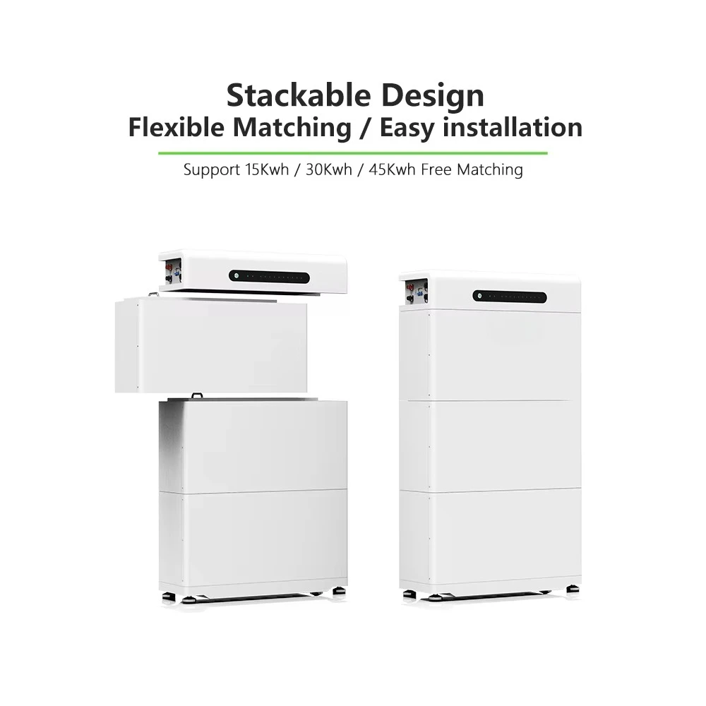 High Voltage System HVS 15KWH 30KWH 45KWH 400V Stackable Home Energy Storage Lithium Iron Phosphate Battery Pack Solar AKKU