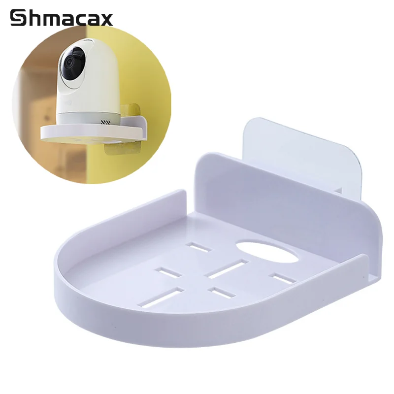 

1Pcs Mini Punch-Free Security Surveillance Camera Stand Home Self-Adhesive Drill-free Fixer Traceless Wall-Mounted Bracket New