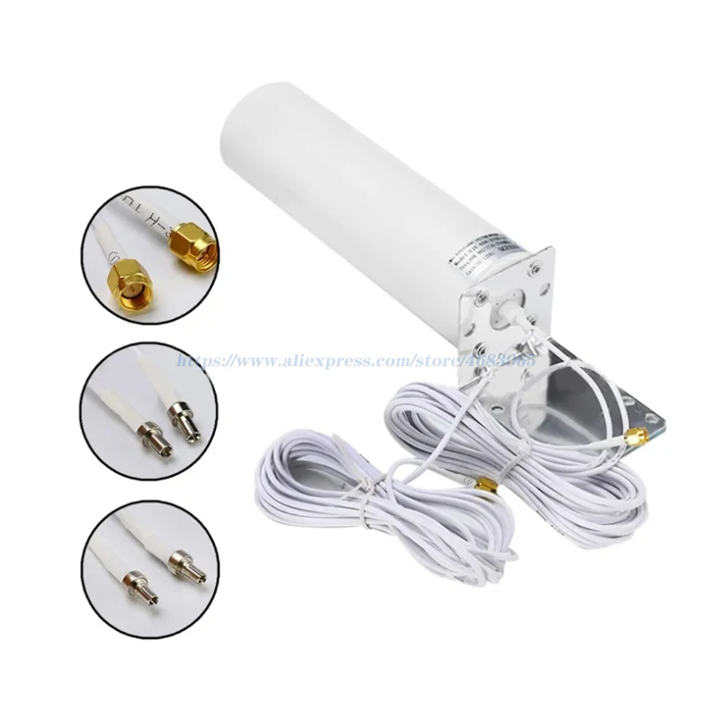 LTE 4G outdoor Booster Antenna for 4G LTE Router External Wifi Antenna SMA TS9 CRC9 Male Connector Customized