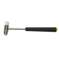 Small Hammer Repair Tool DIY Metal Rubber Hammer Double Head For Repair Watch Woodworking Puncher Iron Escape Jewelry Craft DIY