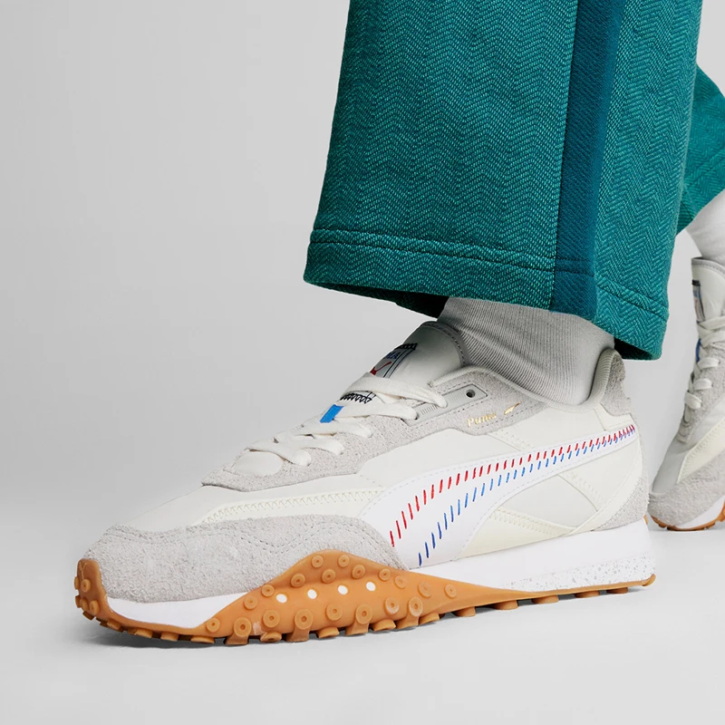 Puma оригинальные 2024, новые противоскользящие модные кроссовки унисекс на шнуровке 398196-01