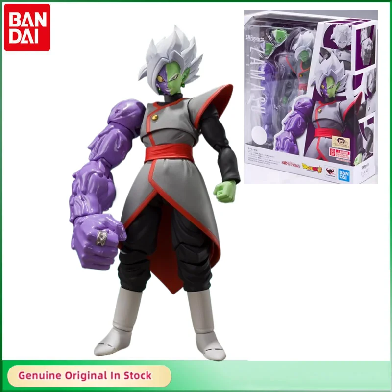 Bandai Original SHFiguarts Dragon Ball Super ZAMASU.POTART Anime Action Figure Active Joints Model Collectible Gift