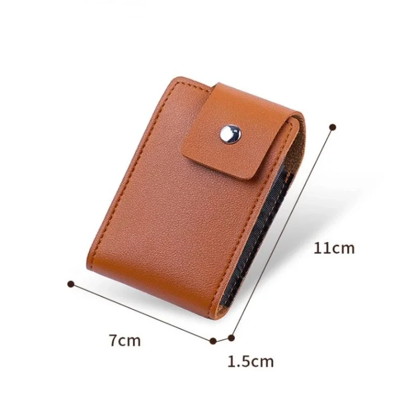 Кожаный кошелек с 11 отделениями для карт, чехол для карт, кошелек, держатель для кредитных карт, держатель для банковских карт и кошелек для монет
