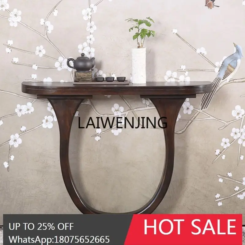 منزل على الطراز الصيني الجديد مقابل طاولة الشرفة على الحائط #3