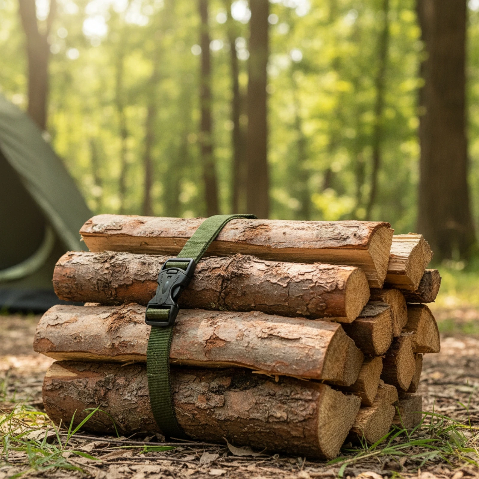 Triangular Fastening Strap Lightweight Strap with Triangle Hook Multi-Purpose Long-Lasting for Campers, Camping, Hiking