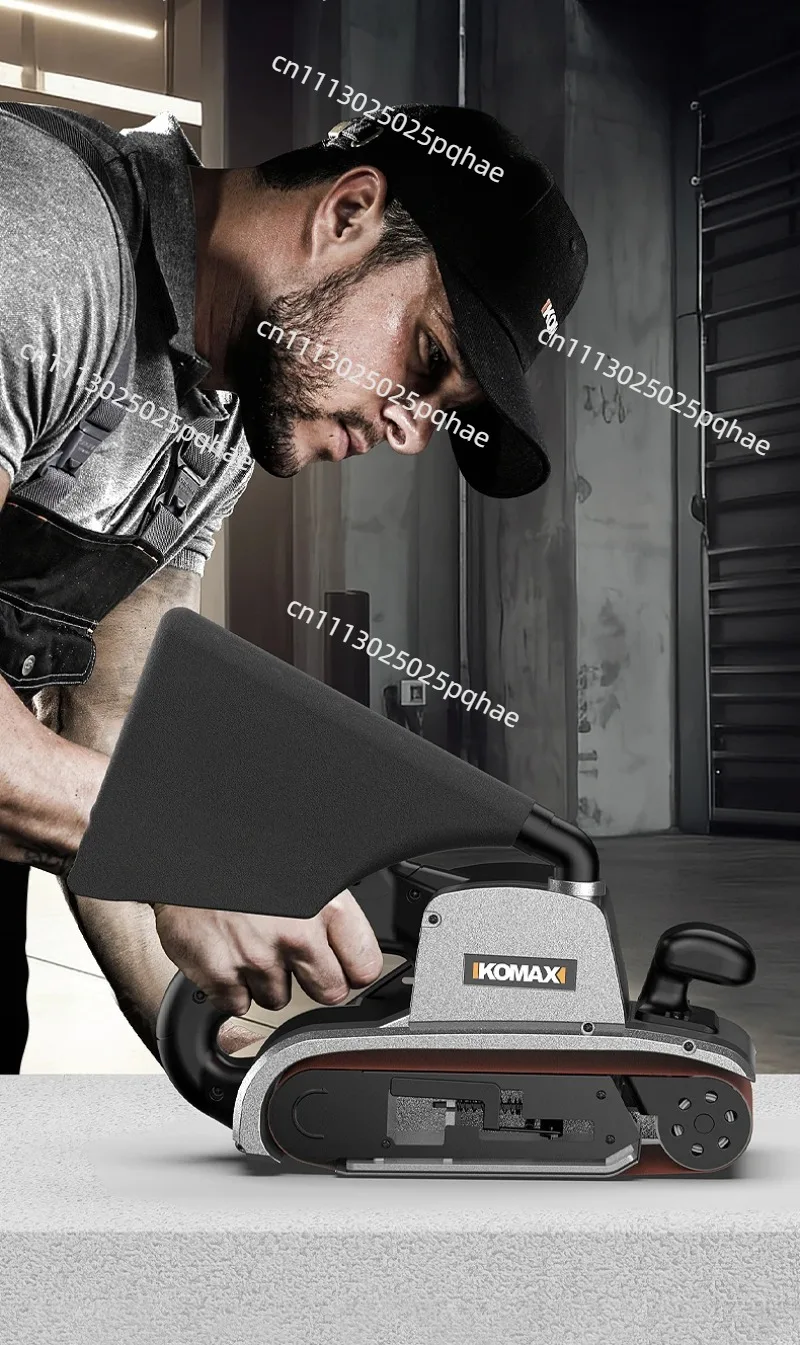 Tank belt sander High power woodworking  Portable small electric sander Flat sander