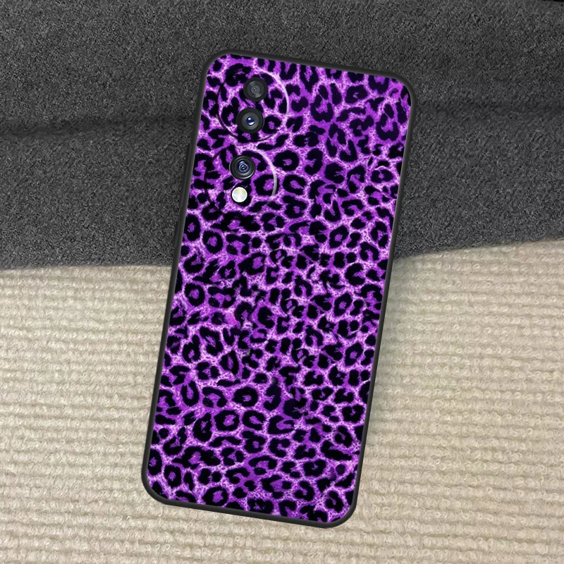 حافظة بطبعة الفهد لهاتف Honor Magic 7 Lite 5 6 Honor 200 Pro X8b X9a X8a X8 X9 X9c X9b 50 70 90 Lite Cover
