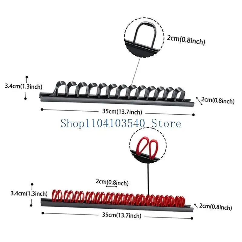 02DC 5Pcs Wrench Screwdriver Rack Storage Holder Garage Workshops