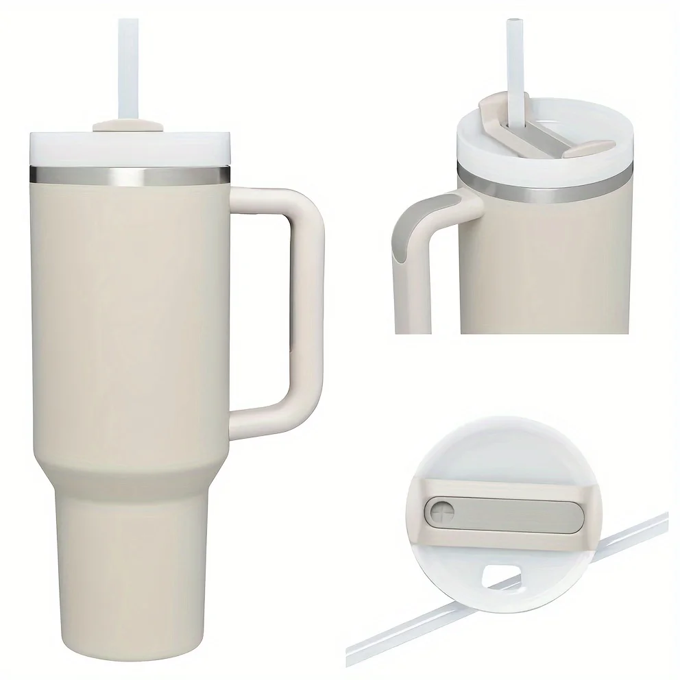 Quencher H2.0 FlowState 40oz Stainless Steel Vacuum Insulated Tumbler With Lid And Straw For Water, Iced Tea Or Coffee And More