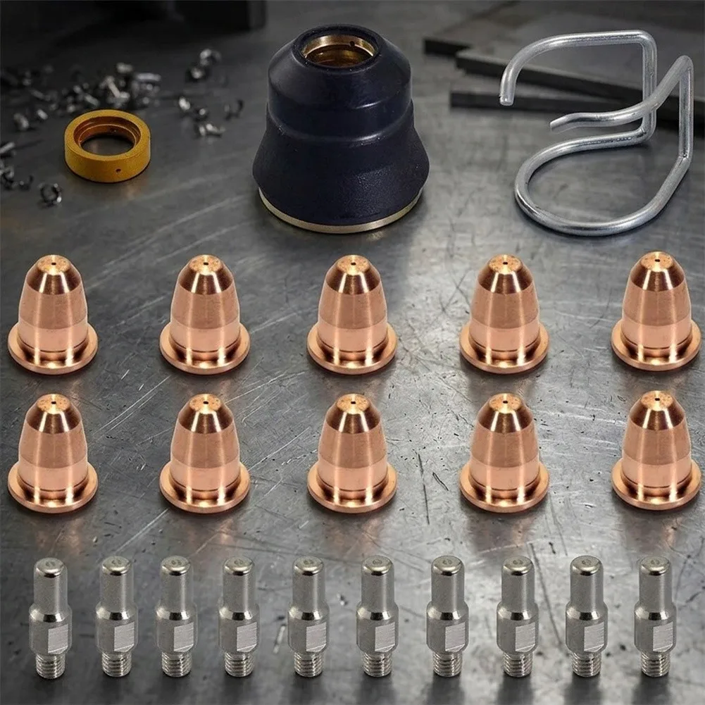for plasma Electrode PR0110 Tip 0 8 PD011608 Shield Cup Kit for S45 for torch Includes 23pcs Welding for torch Accessories