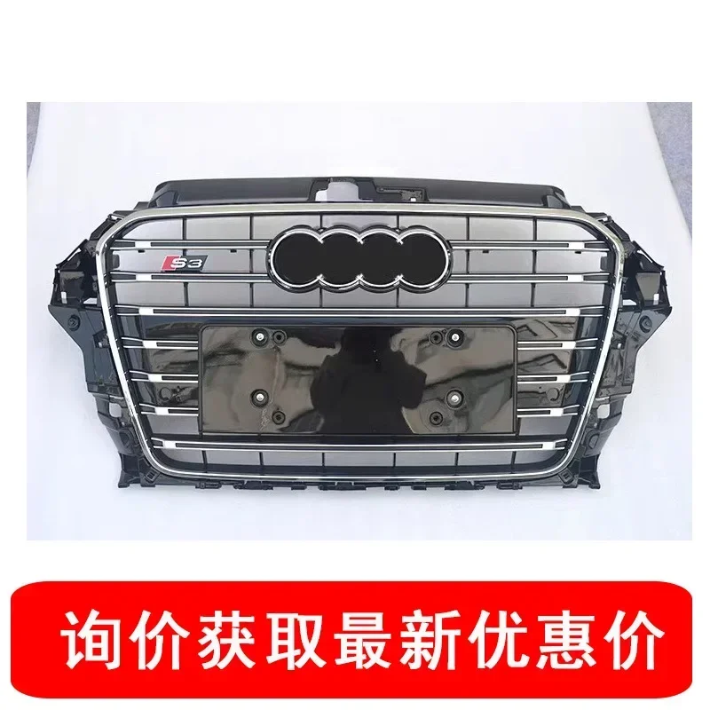 Car Front Bumper Grille Grill For 2013 2014 2015 Audi A3/S3  A3 8V Hot Rod Auto Salon upgrade S3 auto Racing grills