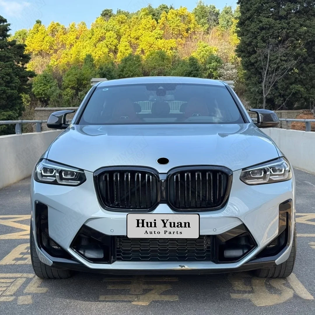 Car Accessories for X4-Series G02 LCI 2022-2025 Upgrade 2023 F98 LCI X4M Model Include Bumpers Rear Lip Exhaust Pipe Grille