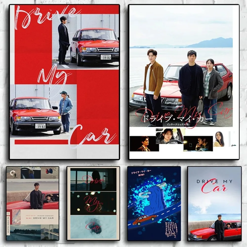 Drive My Car Movie Posters Classic Japanese Film Canvas Printing Wall Art Decoration Painting For Home Living Room Decor