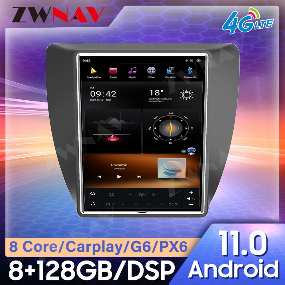 8G128G Android 11 PX6 carplay For Volkswagen Sagitar 2012+ Car Multimedia Radio Stereo Player GPS Navigation Head unit DSP IPS