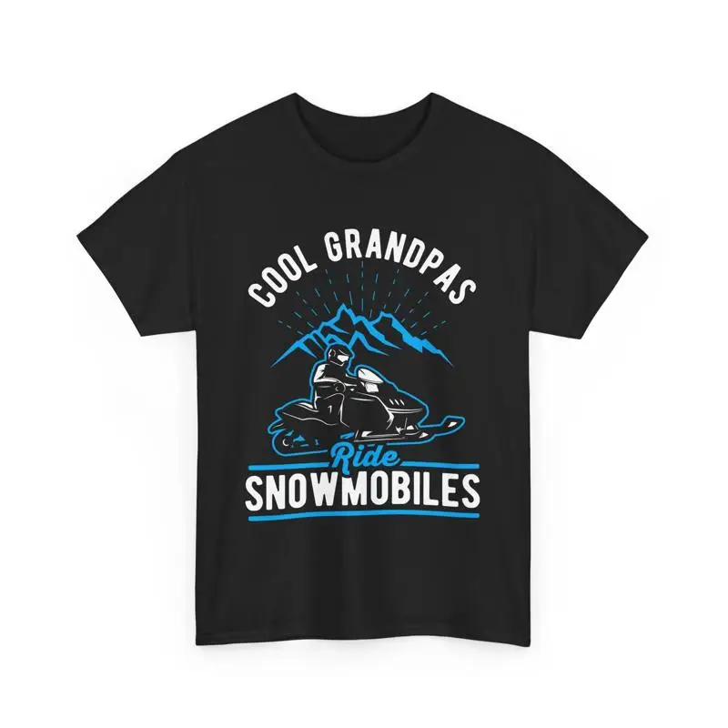 تي شيرت Grandpa Snowmobile Cool Grandpas Ride Snowmobiles
